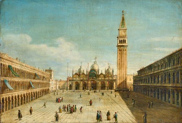 "Piazza San Marco, Venedig"