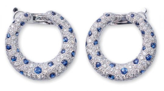 Paar Creolen Panthere von Cartier Creolen Panthere v. Cartier